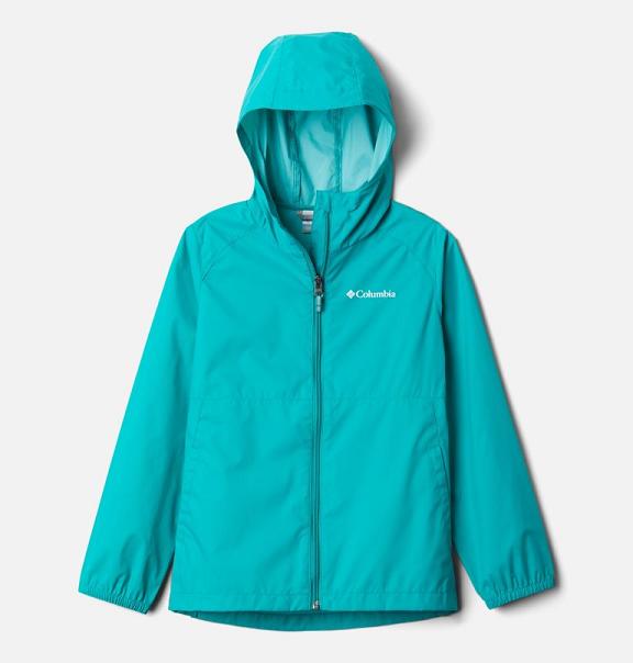 Columbia Switchback II Waterproof Jacket Green For Girls NZ32971 New Zealand